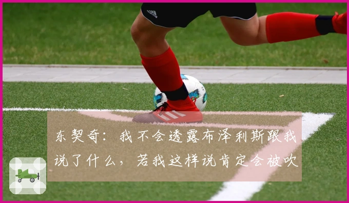 东契奇：我不会透露布泽利斯跟我说了什么，若我这样说肯定会被吹罚